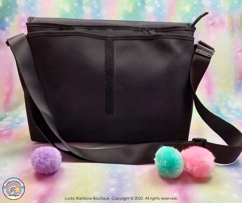 Kawaii Messenger Shoulder Bag Pastel Strawberry Bunny Crossbody Handbag Cute Purple Rabbit Purse Fairy Kei Accessories