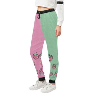 Pastel Strawberry Jogging Bottoms