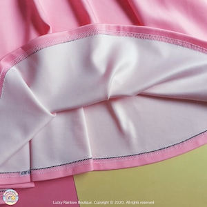 Pink Fit and Flare Skirt