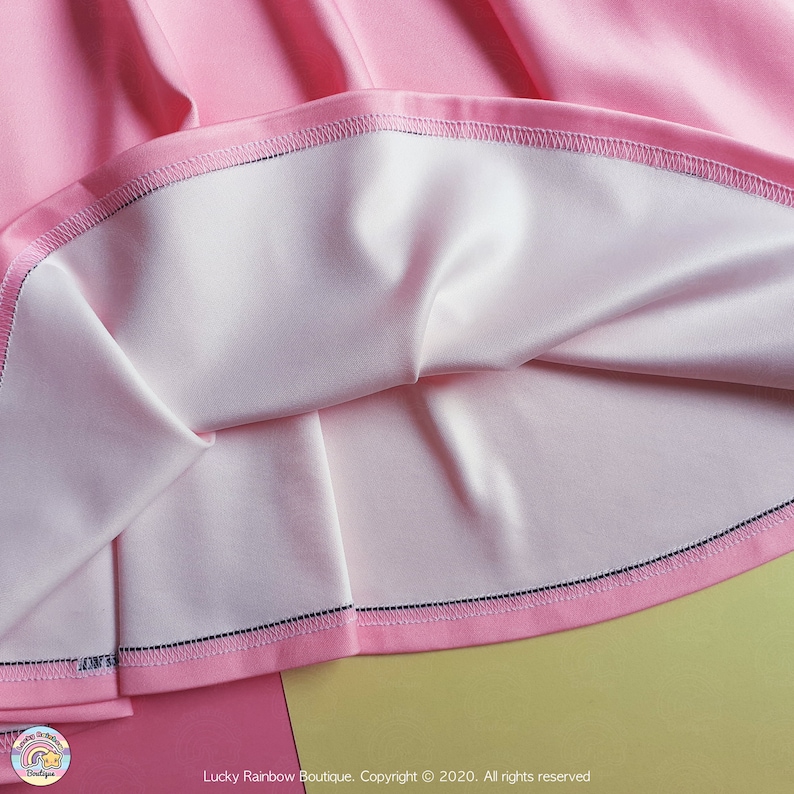 Pink Fit and Flare Skirt