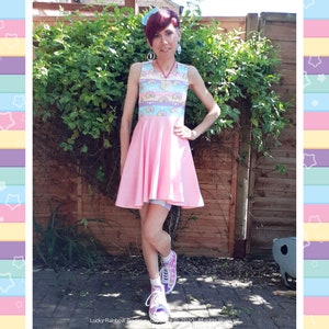 Cute Pink Summer Sun Dress