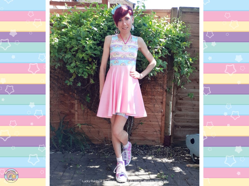 Cute Pink Summer Sun Dress