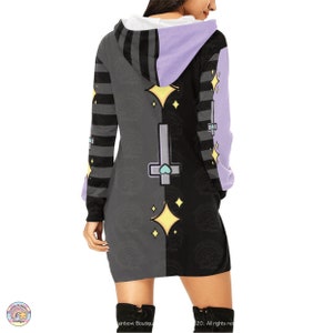 Hearts and Crossed Pastel Goth Hoodie