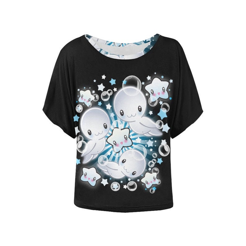 Kawaii TShirt Cute Pastel Animal Batwing Tee Yume Kawaii Etsy