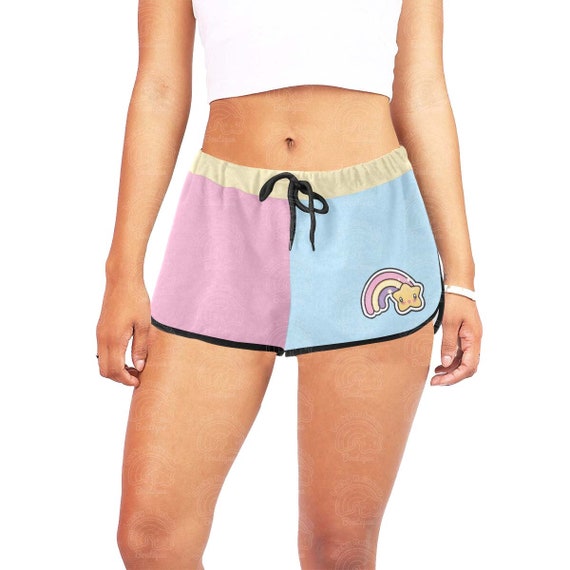 Rainbow Colour Block Short Shorts Kawaii Clothing Sweet Pastel Harajuku Pants Fairy Kei Summer Outfit Yumekawaii J fashion Etsy Australia