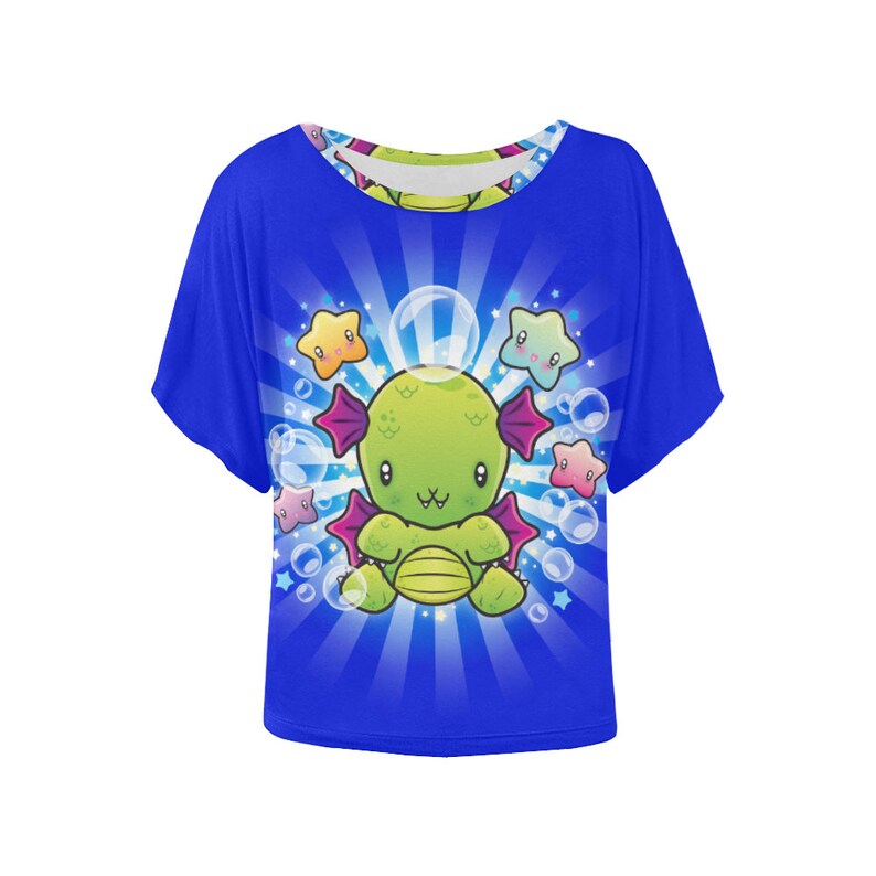 Kawaii TShirt Cute Pastel Animal Batwing Tee Yume Kawaii Etsy