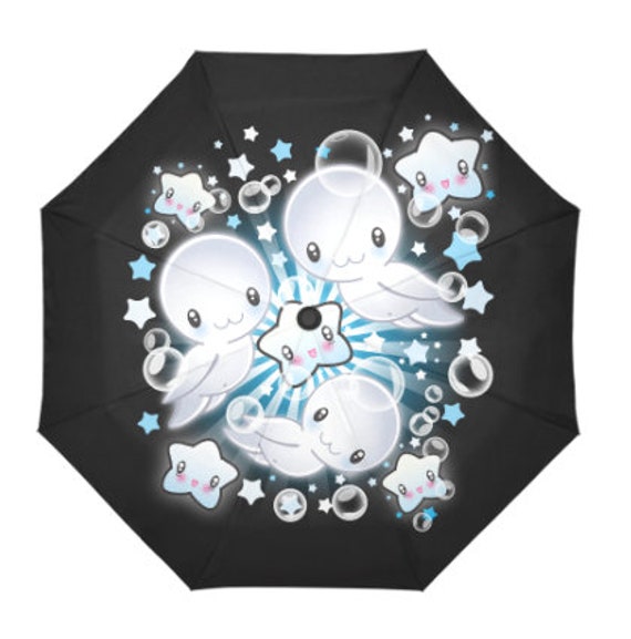 Happy Ghost Kawaii Creepy Cute Umbrella Black Harajuku Brolly Etsy Happy Ghost Kawaii Creepy Cute Umbrella Black Harajuku Brolly Etsy