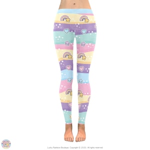 Pastel Rainbow Kawaii Leggings