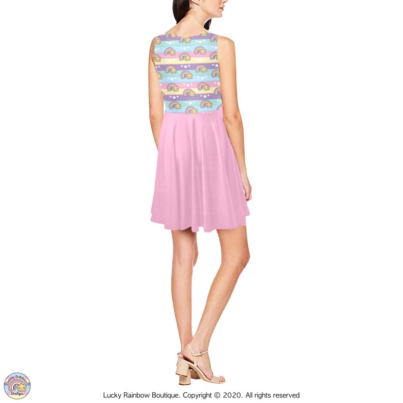 Pink rainbow Mini Dress