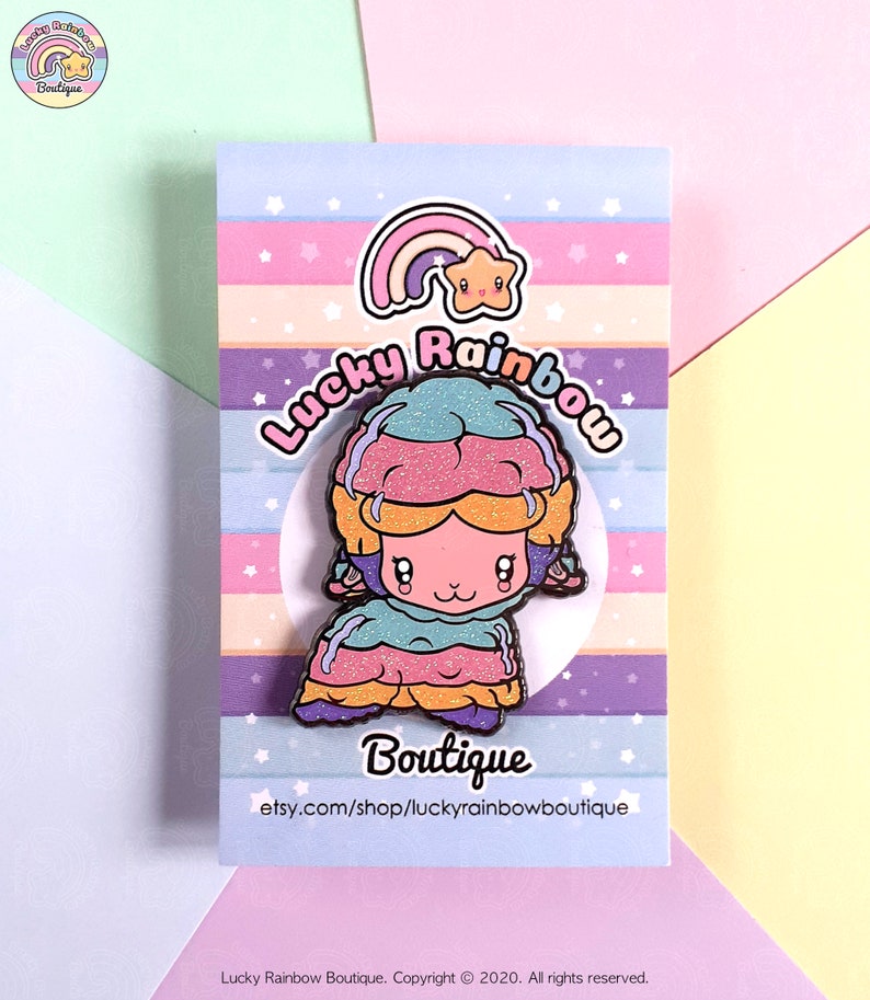 Pride Flag Hard Enamel Pins, Cute Rainbow Llama Pin Badges, Kawaii LGBTQ Lapel Badge, Pride Month Gift image 2