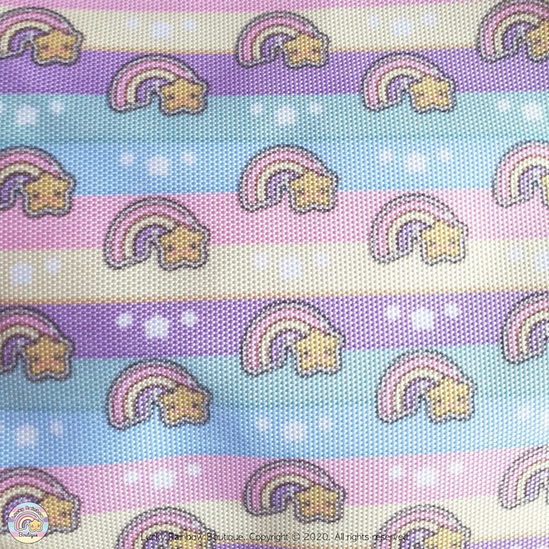 Pastel Rainbow Day Bag. Harajuku Bag