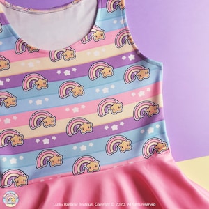 Cute Rainbow Star Dress