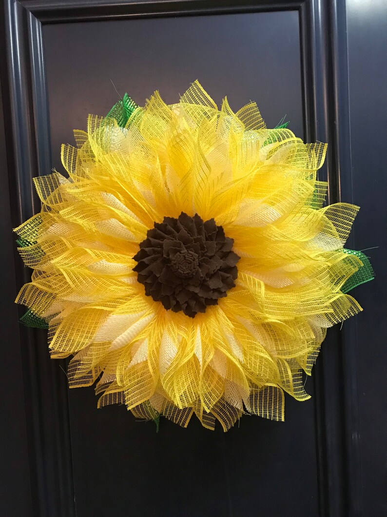 Yellow Sunflower Wreath | Etsy