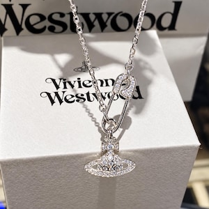 Vivienne Westwood Clear Orb Necklace - Etsy