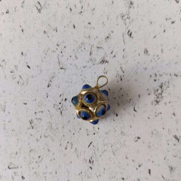 Vintage Sputnik Evil Eye Bead