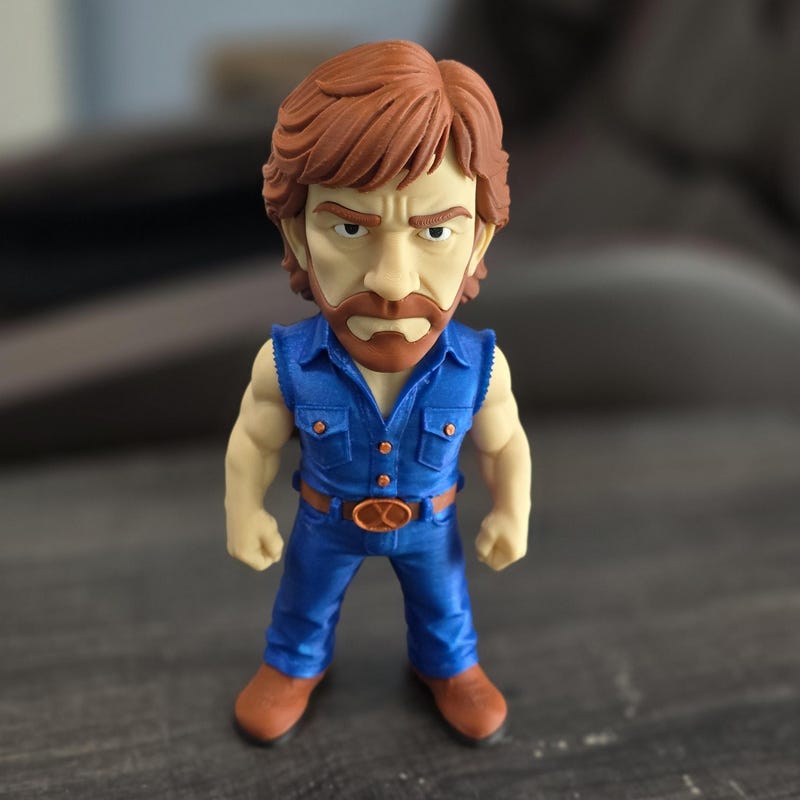 Chuck Norris 3d Print - Etsy