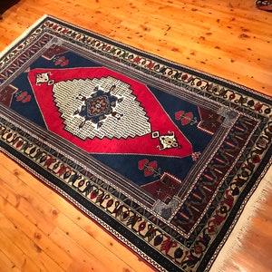 Tappeto turco 10&#39;3&quot;x5&#39;4&quot; Vintage Taspinar Tappeto anatolico Tappeto Orientale Fatto a mano Coloranti naturali Tribal Wool Eclettico tessuto a mano Boho GK340