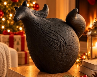 Rusty the Horse Sculpture, Horse Figurine, Minimalist Equestrian Model, Modern Animal Decor, 3D Printed Gift Art