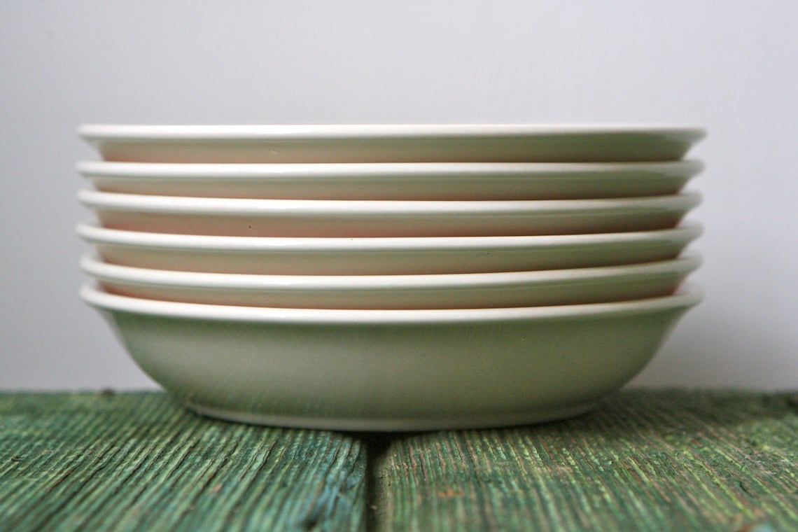 Traditional Italian pasta plates set of six Etsy