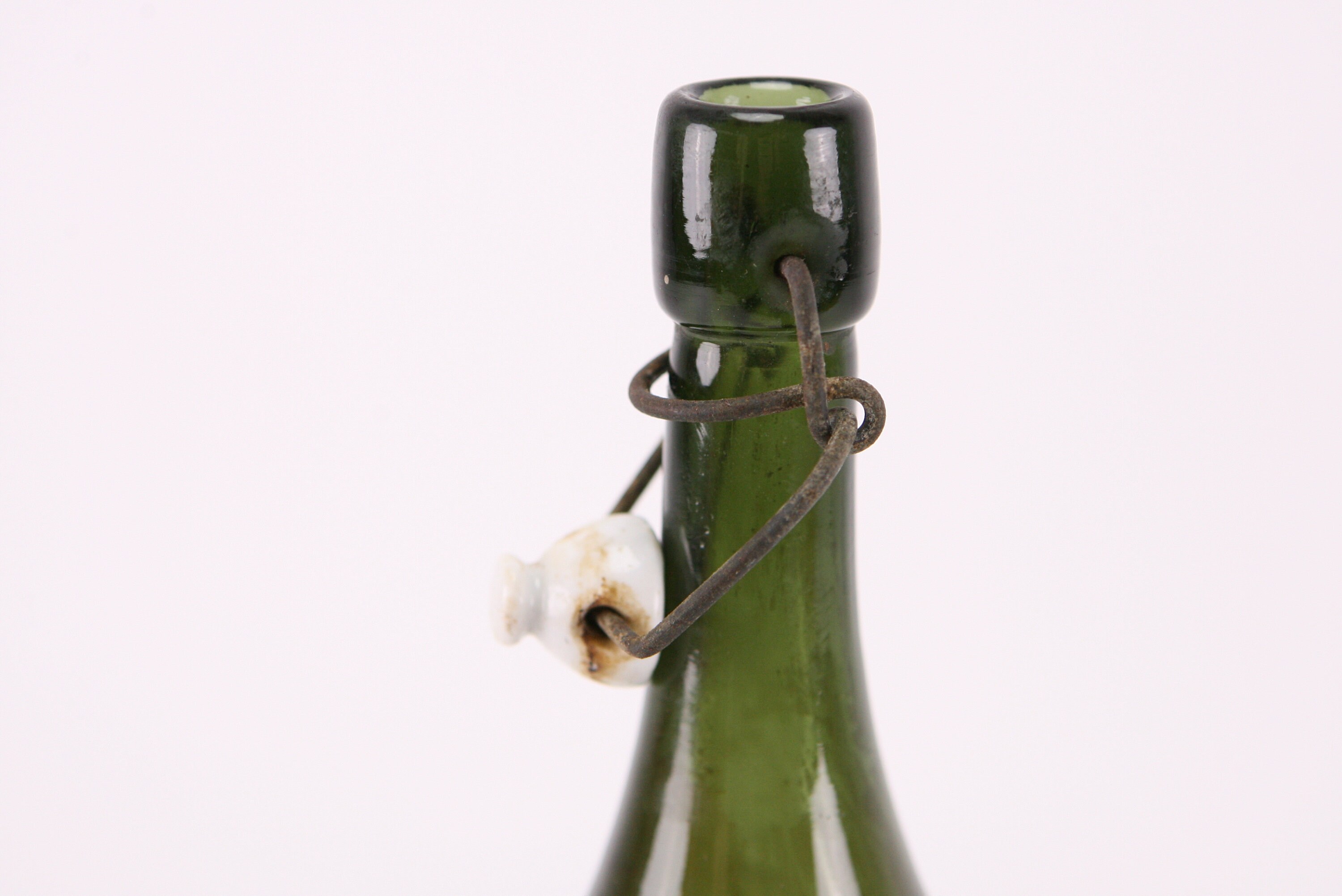 Italian wine bottle with ceramic stopper Etsy