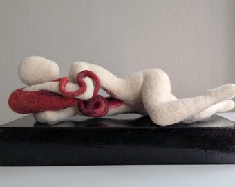 Felted Wool Figurative Sculpture