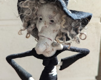 Needle Felted Witch old hag