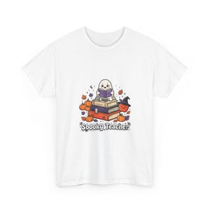 Spooky Teacher Halloween Shirt - Funny Teacher Tee image 1