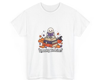 不気味な先生のハロウィンシャツ - 面白い先生Tシャツ