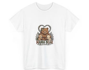 Mama Bear Shirt - Cute Mom Bear Tee