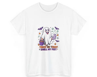 Trick Or Treat Smell My Feet Shirt - Funny Halloween Kids Tee