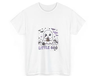 Little Boo Halloween Shirt - Cute Baby Ghost Tee