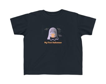 My First Halloween Toddler Shirt - Cute Ghost Halloween Tee for Baby's First Halloween - Toddler Halloween Shirt