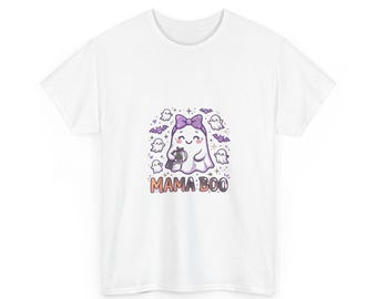 Mama Boo Halloween Shirt - Funny Mom Halloween Tee