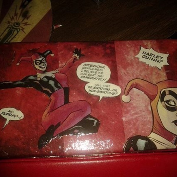 Harley Quinn Custom Wallet - One of a kind