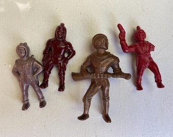 Figuras de acción de los astronautas de Ajax Archer de los años 50, gente del espacio, al estilo Flash Gordon, Americana, Ajax Co. Nueva York, exploración espacial
