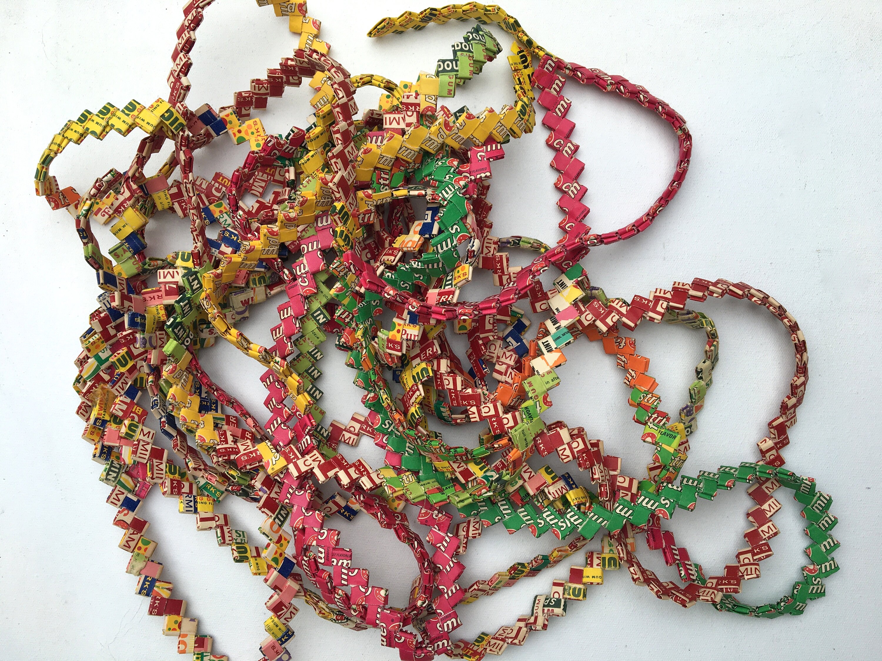 Vintage Chewing Gum Chains Gum Wrapper Crafts 60's Etsy