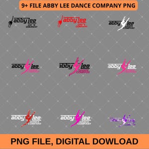 Abby Lee Dance Company-logotyp SVG PNG, dansstudiodesign, danslagsemblem, Cricut-klippfil, digital nedladdning