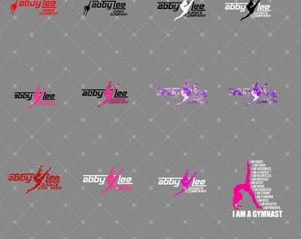 Abby Lee Dance Company Logo SVG PNG, Dance Studio Design, Dance Team Emblem, Cricut Cut File, Digital Download