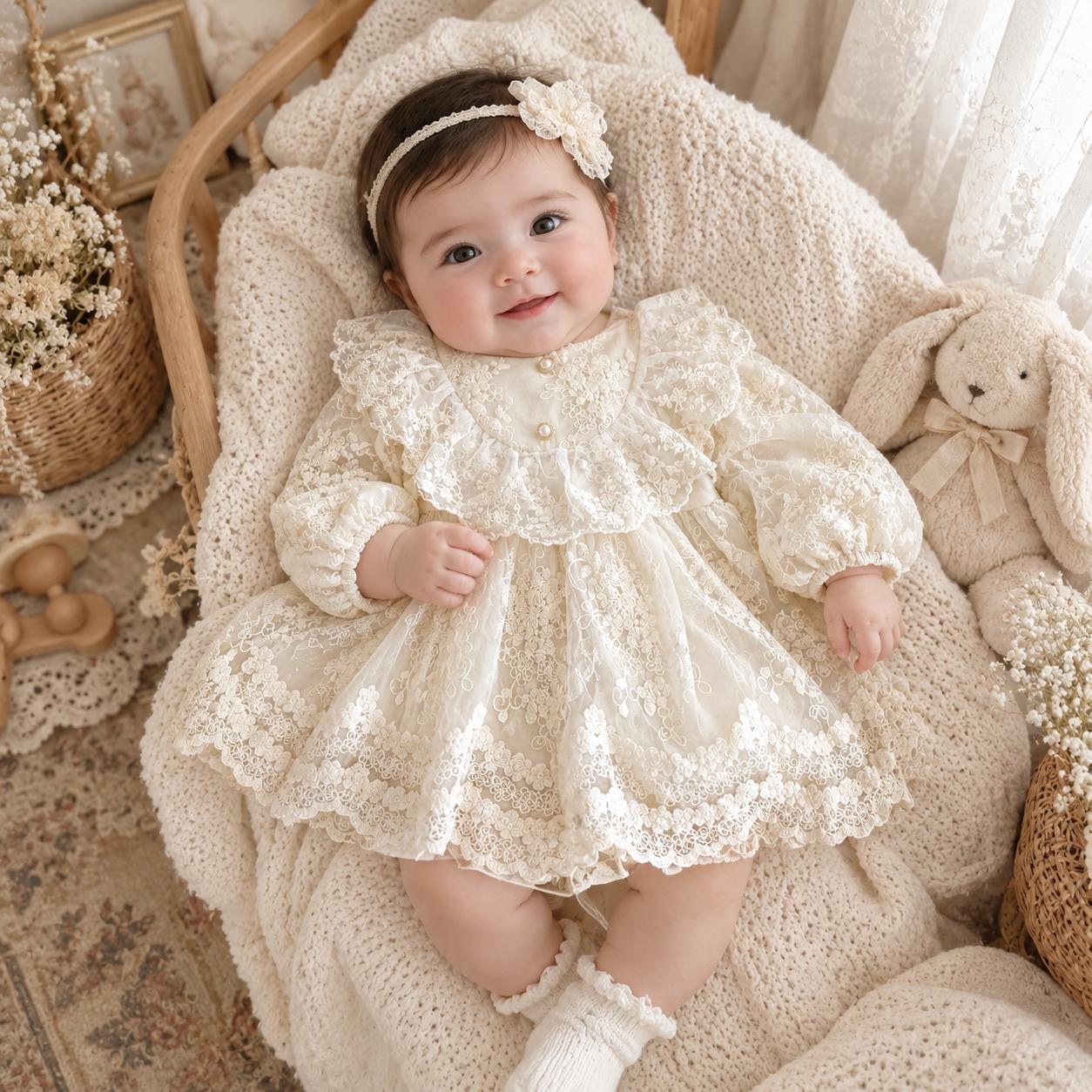 French Vintage Baby Dress - Etsy