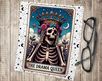 The Drama Queen Tarot Lens Cleaner, Microfibre Cloth, Glasses Cloth