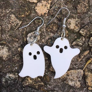 Rainbow Hopscotch Printed Acrylic Earrings