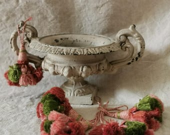 Vintage French Key Tassel, hand made, home decoration, French house.