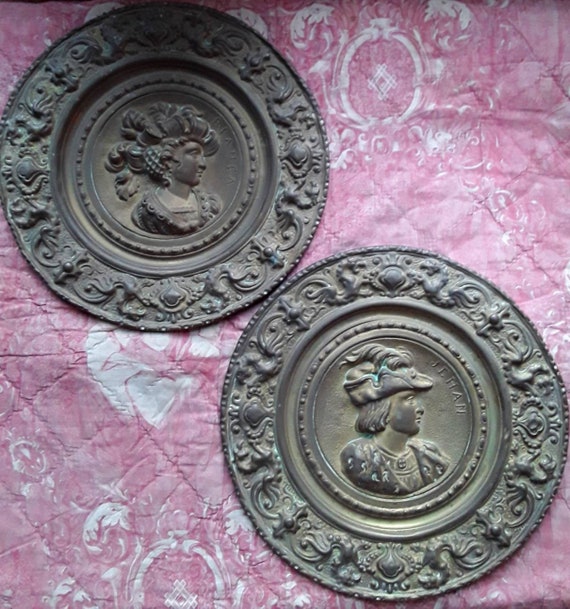 Antique Wall Decor French Vintage Art