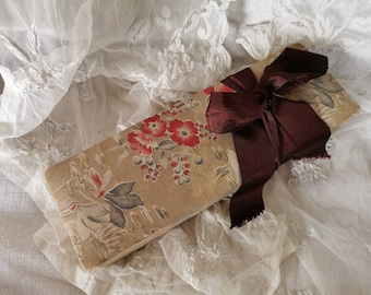Fabric boxes, French vintage, boudoir boxes , Nordic decor, interior design, French country decor.