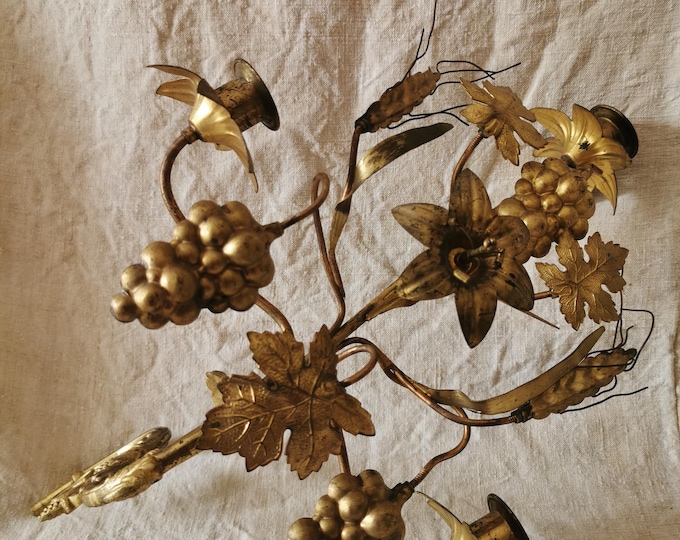 Featured listing image: Candelabra, French Antiques,  Candlesticks, French Church Antiques, Decorative Pieces, Interior Design, French Shabby, French Chic, Baroque.