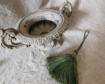 Vintage French Key Tassel, hand made, home decoration, French house.