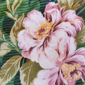 Window dressing, roses fabric, French vintage fabric, window valance, French vintage roses, French vintage curtains, for re-purposing.