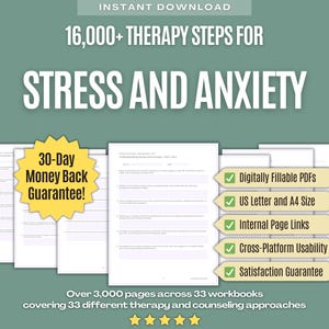 Stress och ångest • Megapaket för terapisteg • Färdplan, behandling, läkning, sessionsflöde, guide