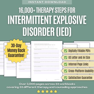 Intermittent explosiv sjukdom (IED) • Megapaket med terapisteg • Färdplan, behandling, läkning, sessionsflöde