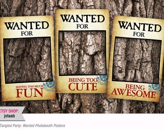 Photobooth Poster: Wanted Posters (Digital File)